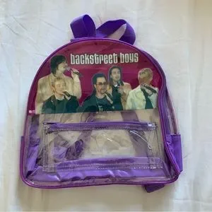 backstreet boys clear backpack Backstreet Boys Millennium 2.0 Clear Stadium Backpack  main image 4